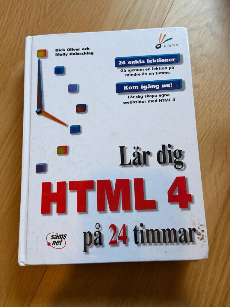 L&auml;r dig HTML 4 p&aring; 24 timmar