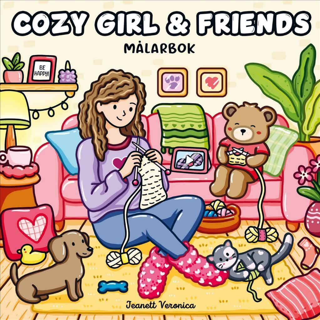 Cozy Girl & Friends - M&aring;larbok