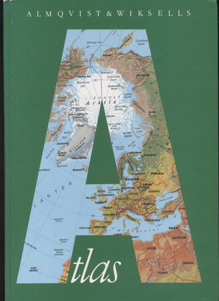 Almqvist & Wiksells atlas [Kartografiskt material]