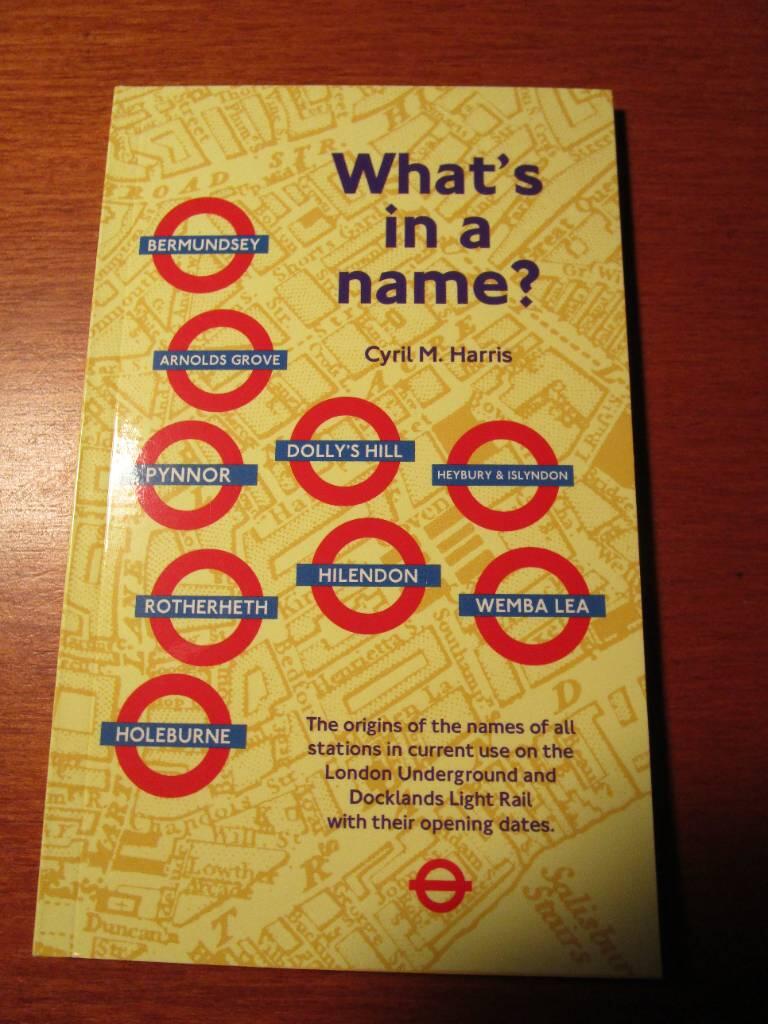 Whats in a name? - origins of station names on the london underground