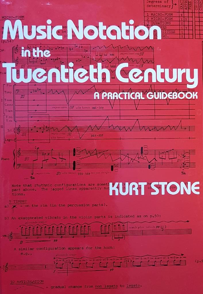 Music notation in the twentieth century - a practical guidebook