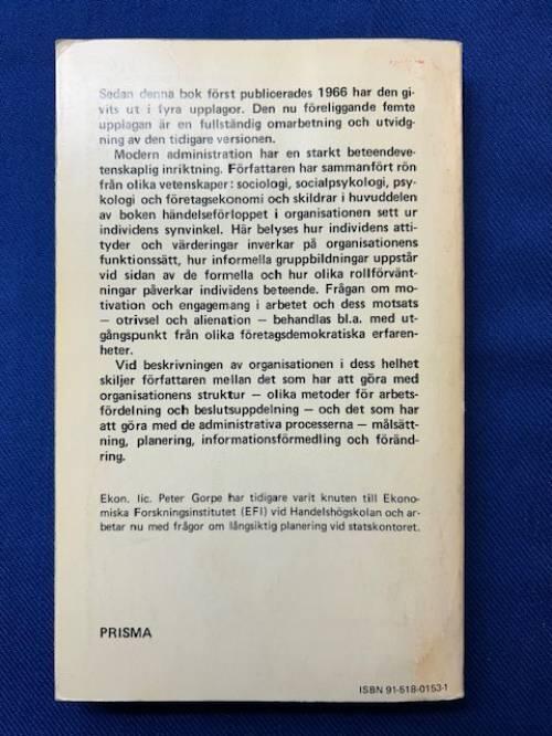 Modern administration