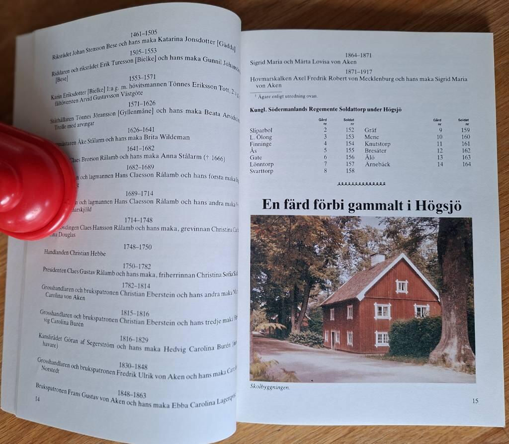 H&ouml;gsj&ouml; och dess innev&aring;nare - arbete och leverne