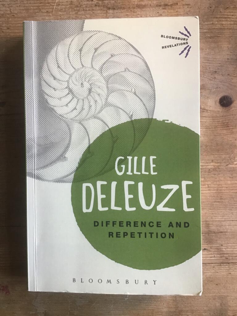 Difference and Repetition