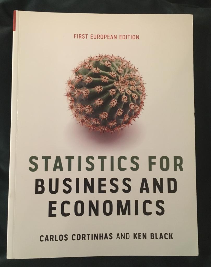 Statistics for Business and Economics: First European Edition