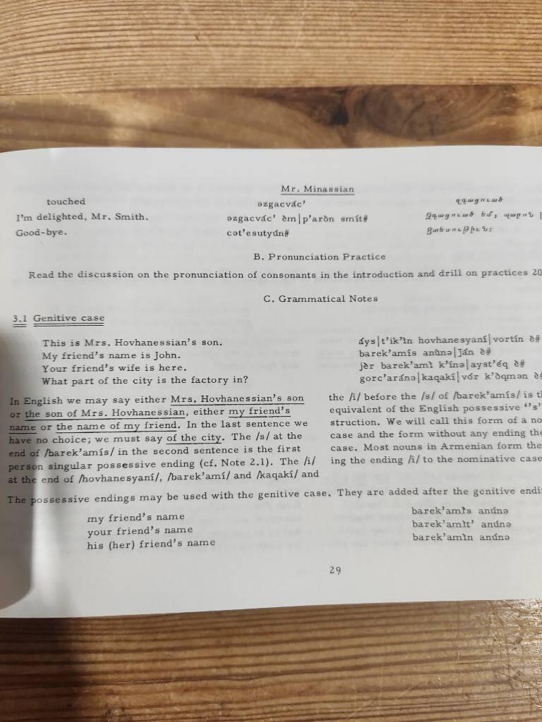 Spoken East Armenian