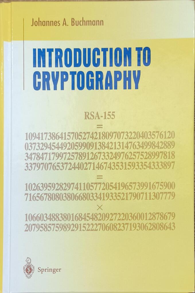 Introduction to cryptography