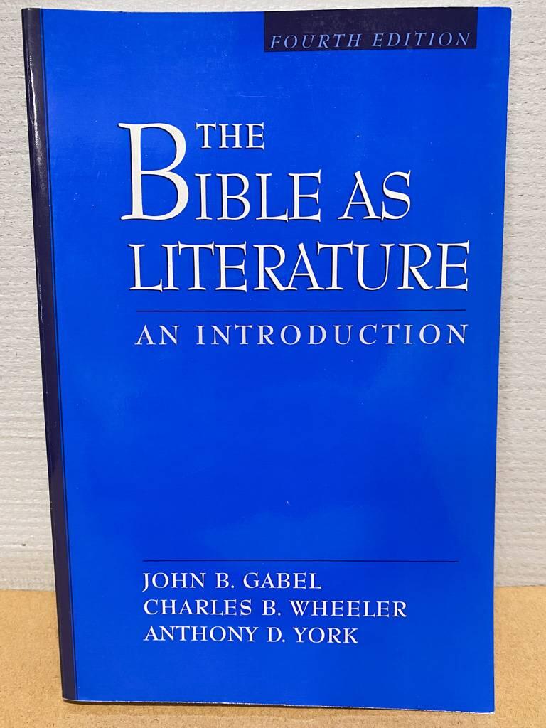 The Bible as literature : an introduction