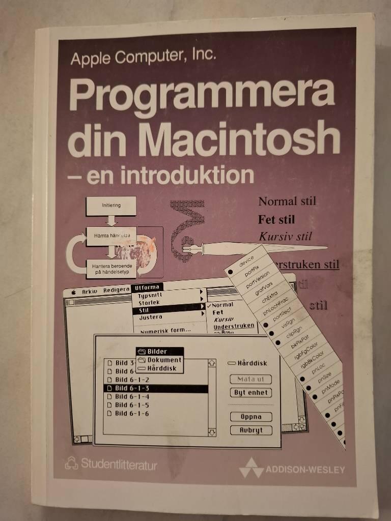 Programmera din Macintosh : en introduktion