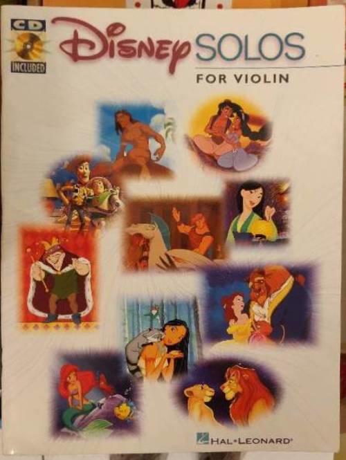 Disney solos violin + cd