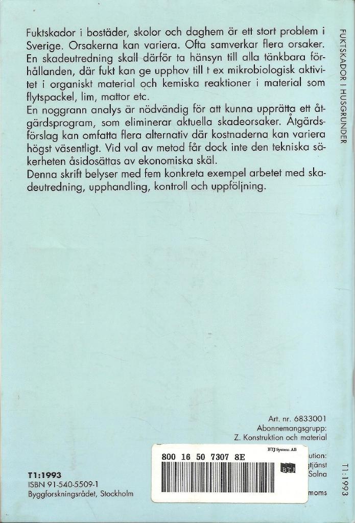 Fuktskador i husgrunder