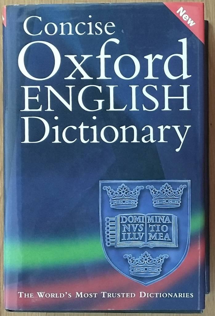Concise Oxford English dictionary