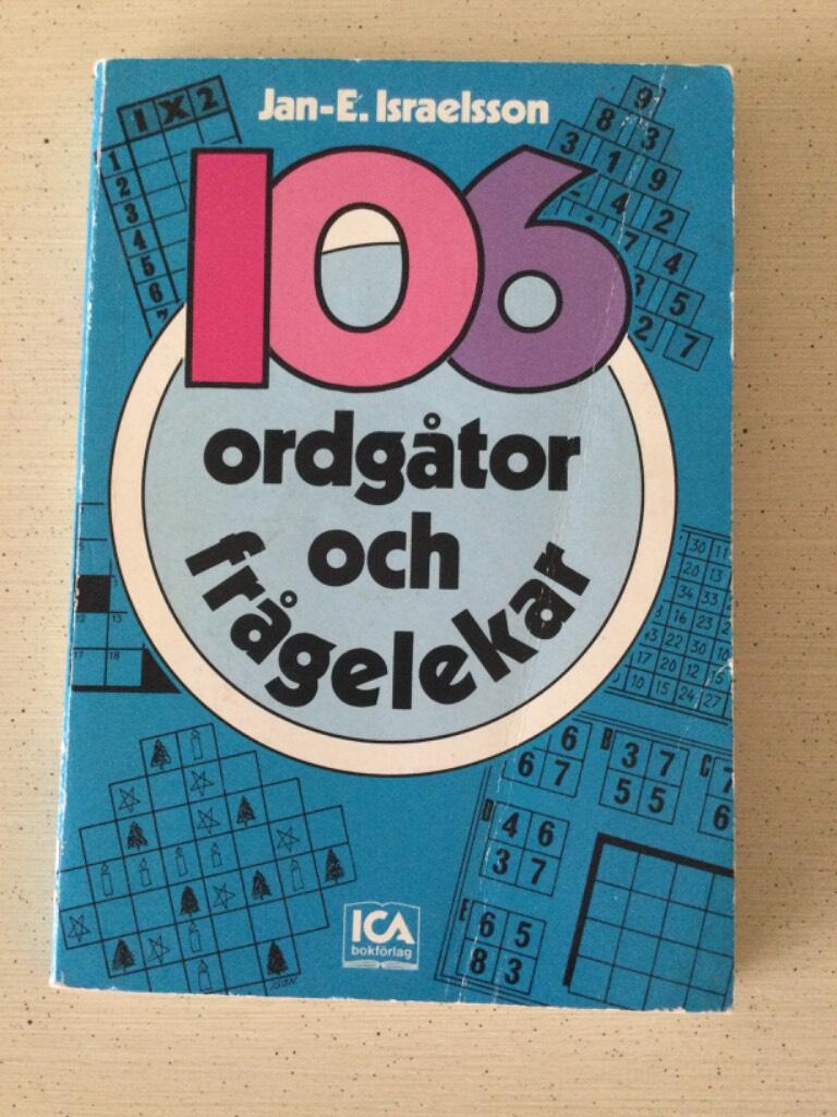 106 ordg&aring;tor och fr&aring;gelekar