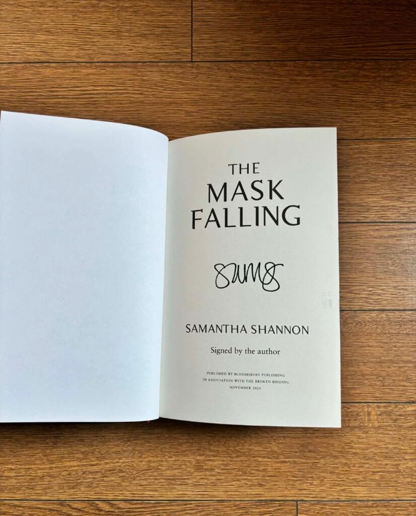 The mask falling - author's preferred text