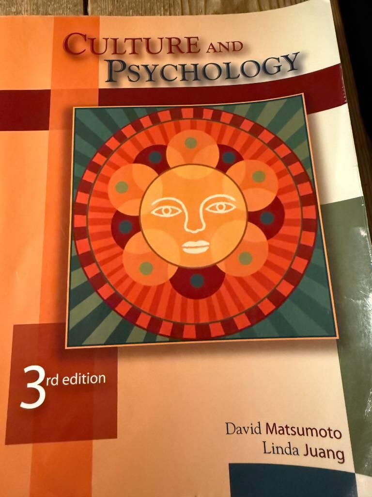 CULTURE & PSYCH W/INFO 3E
