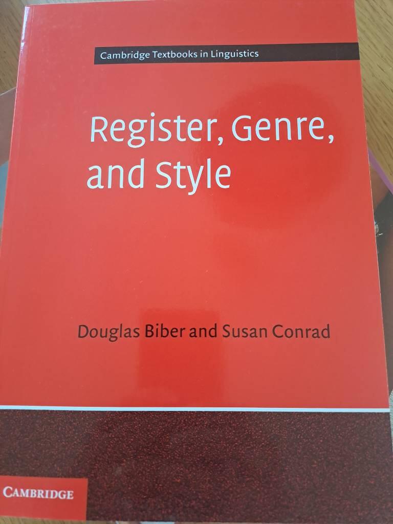 Register, genre, and style