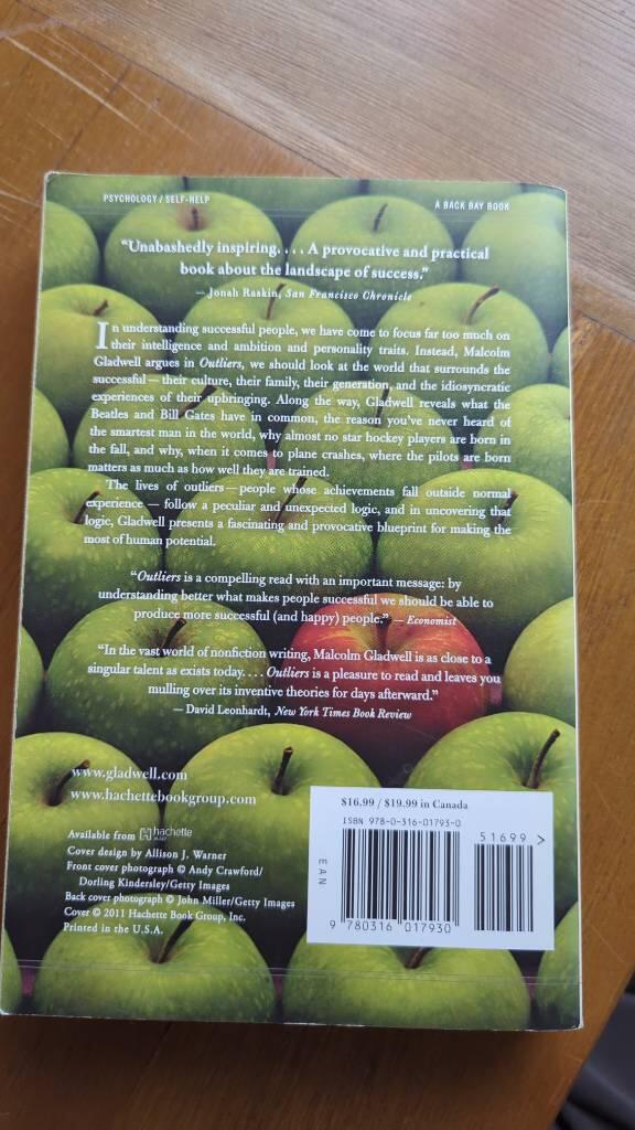 Outliers : the story of success