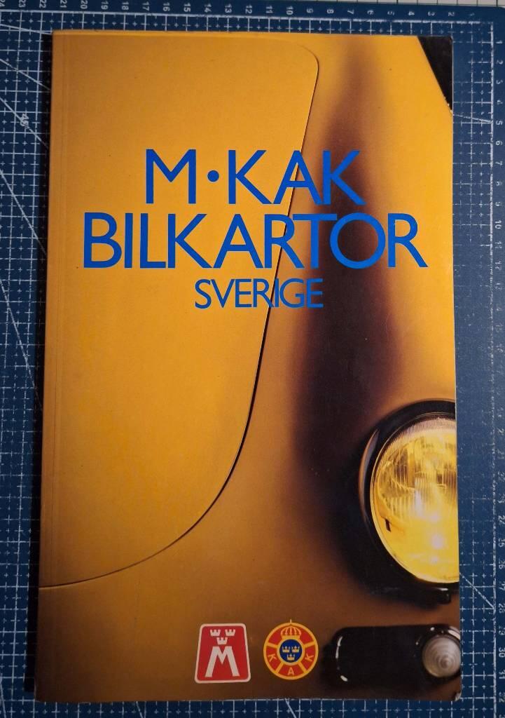 M - KAK bilkartor : Sverige