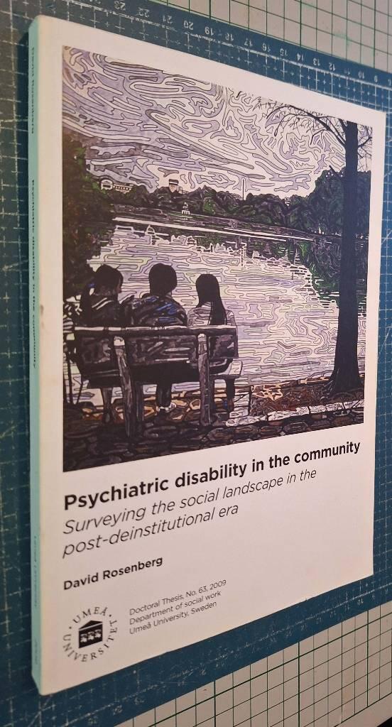 Psychiatric disability in the community : surveying the social landscape in the post-deinstitutional era