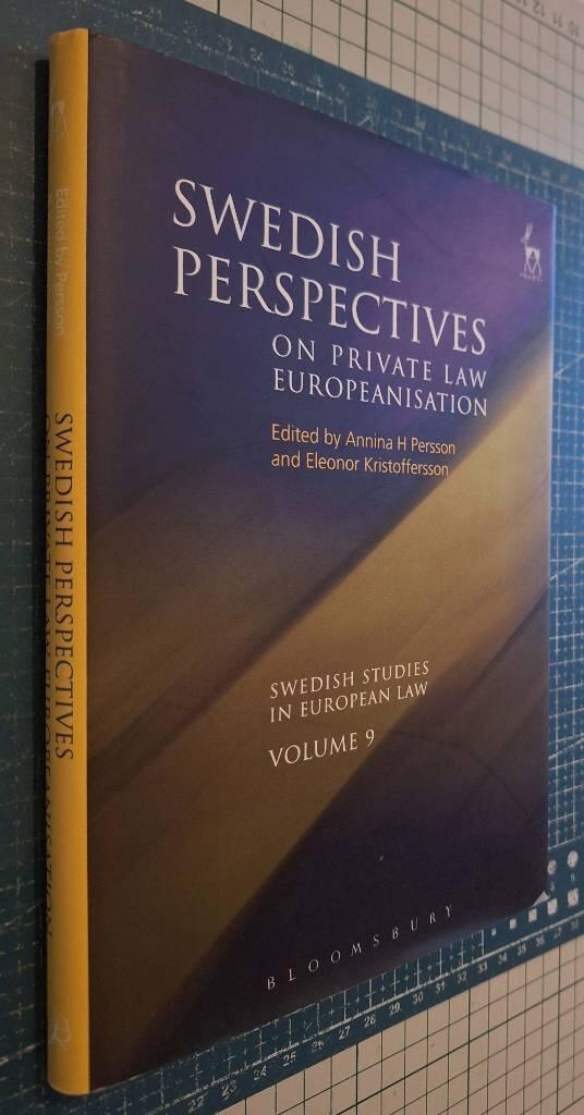 Swedish perspectives on private law Europeanisation