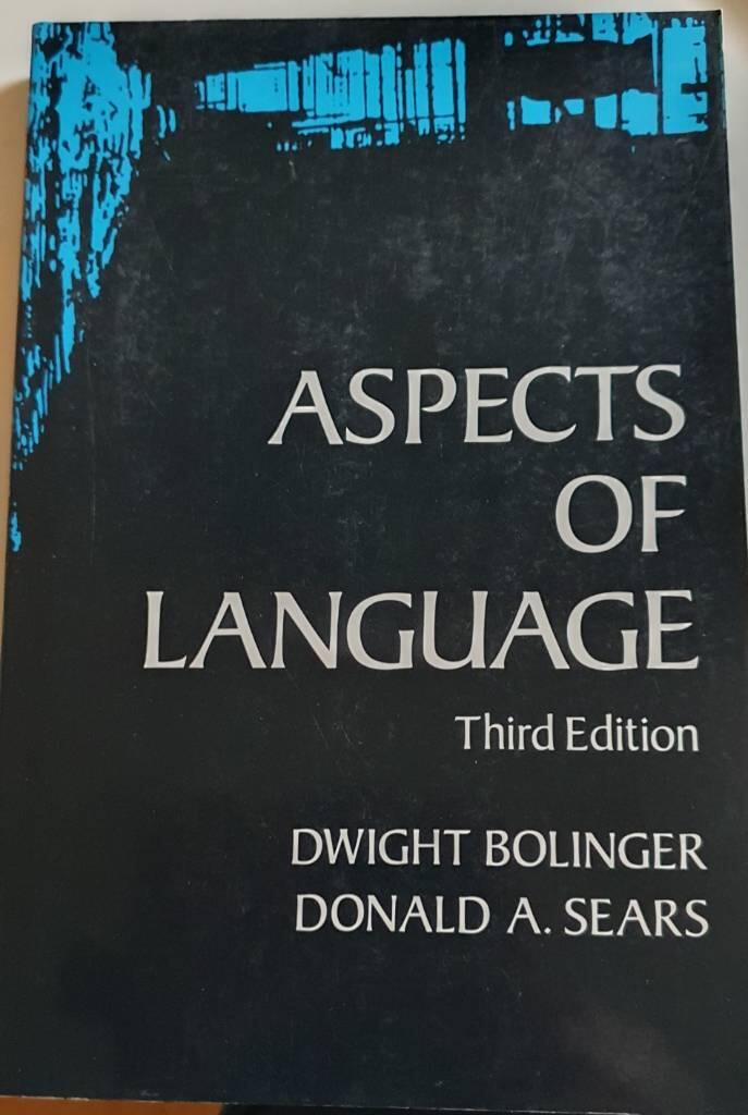 Aspects of language