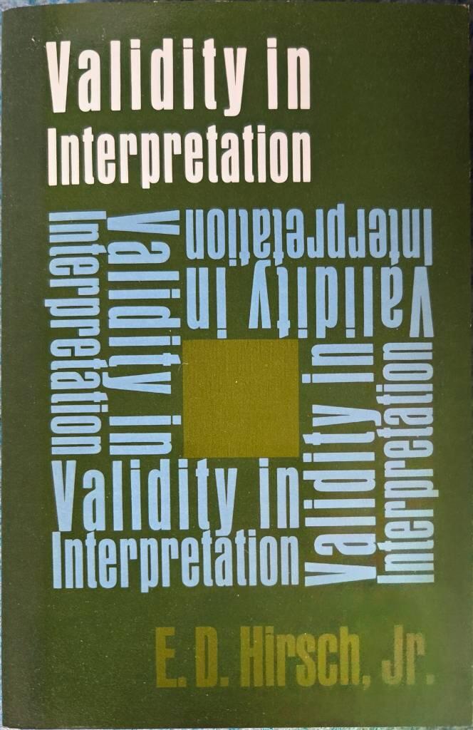 Validity in interpretation