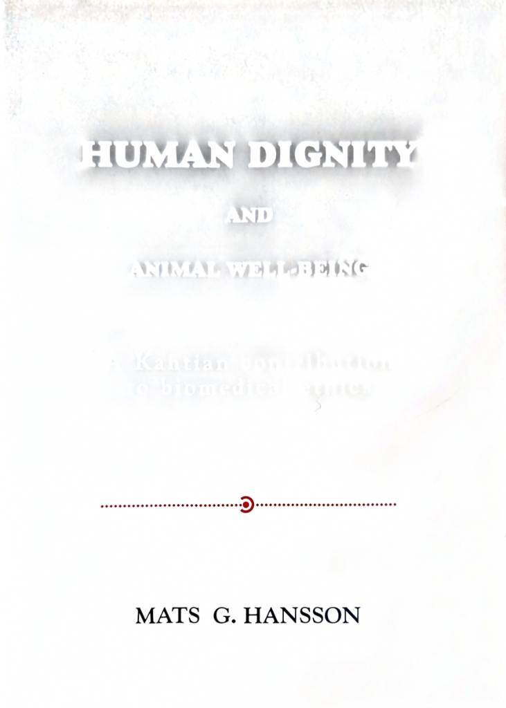 Human dignity and animal well-being