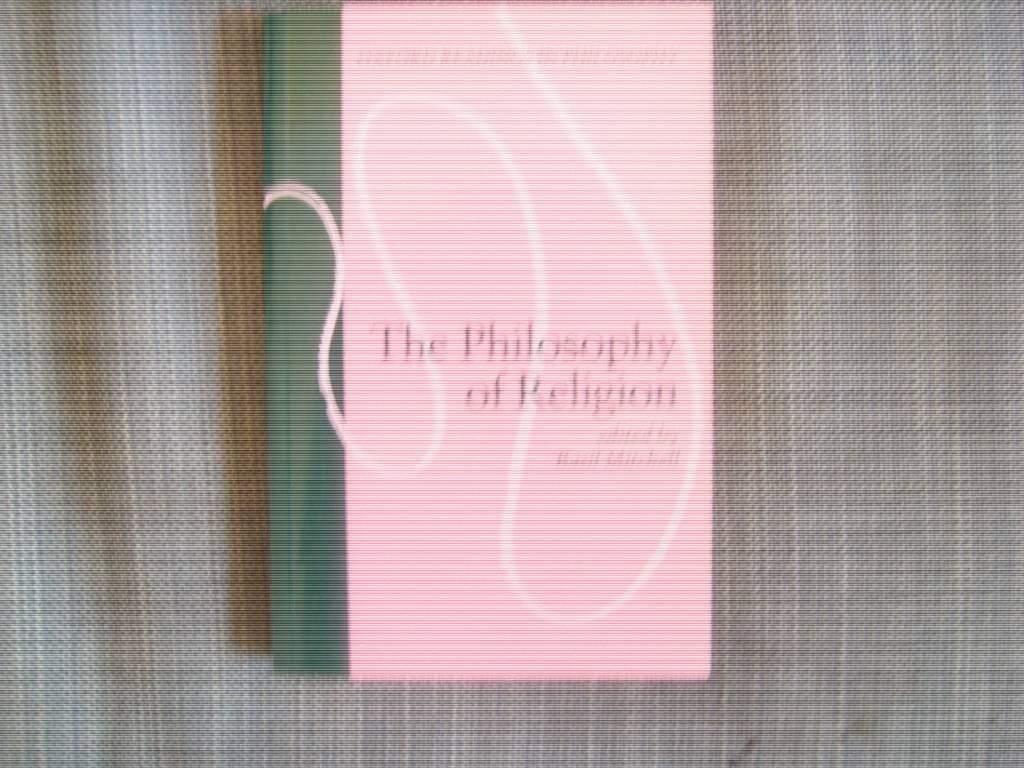 The philosophy of religion