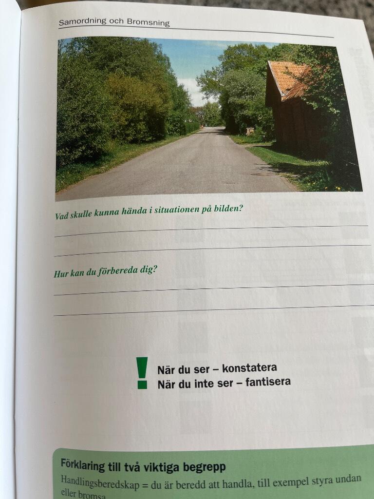 Körhäftet till Körkortsboken