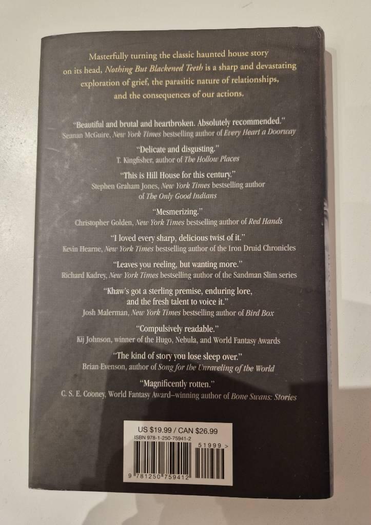 Nothing but blackened teeth