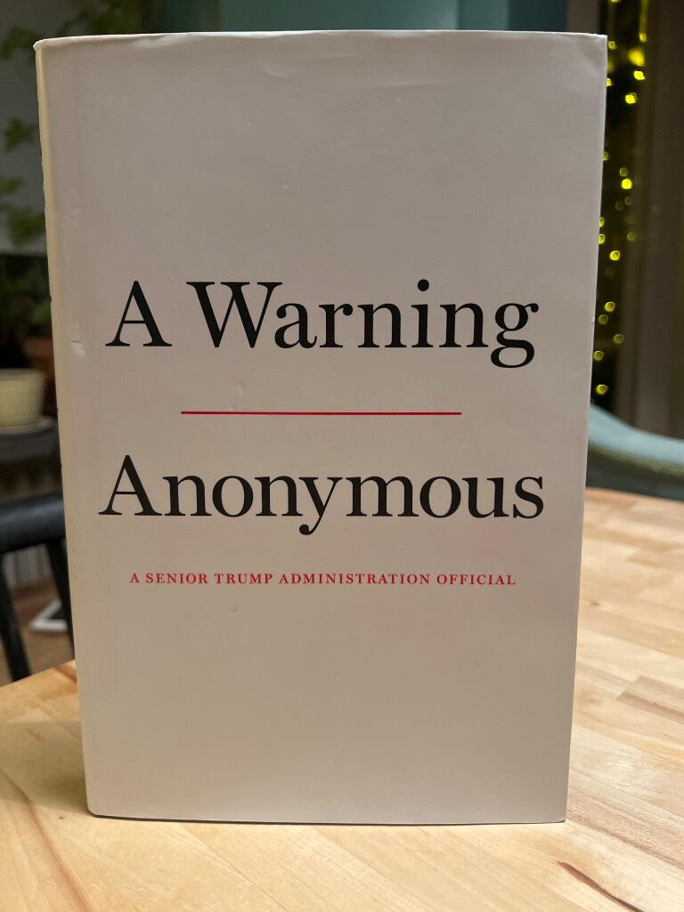 A warning - a senior Trump administration official