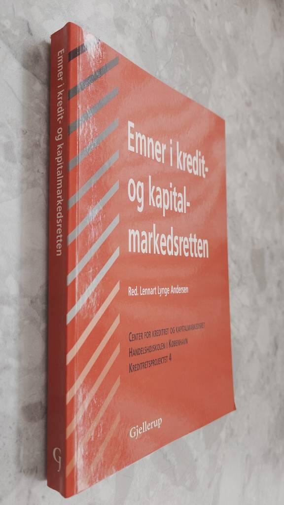 Emner i kredit- og kapitalmarkedsretten