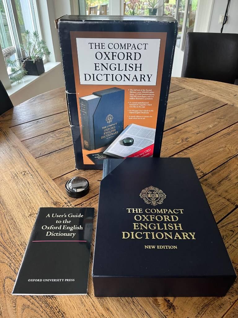 The compact Oxford English dictionary - complete text reproduced micrographically