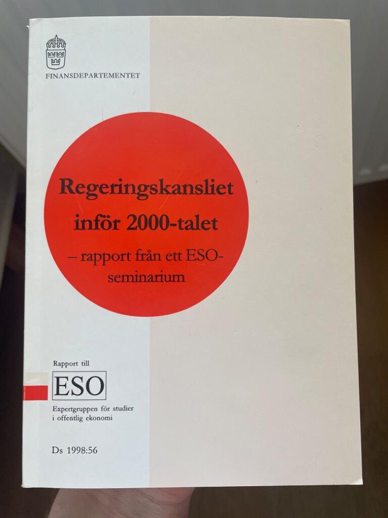 Regeringskansliet inf&ouml;r 2000-talet