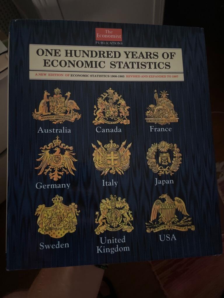 One hundred years of economic statistics - United Kingdom, United States of America, Australia, Canada, France, Germany, Italy, Japan, Sweden
