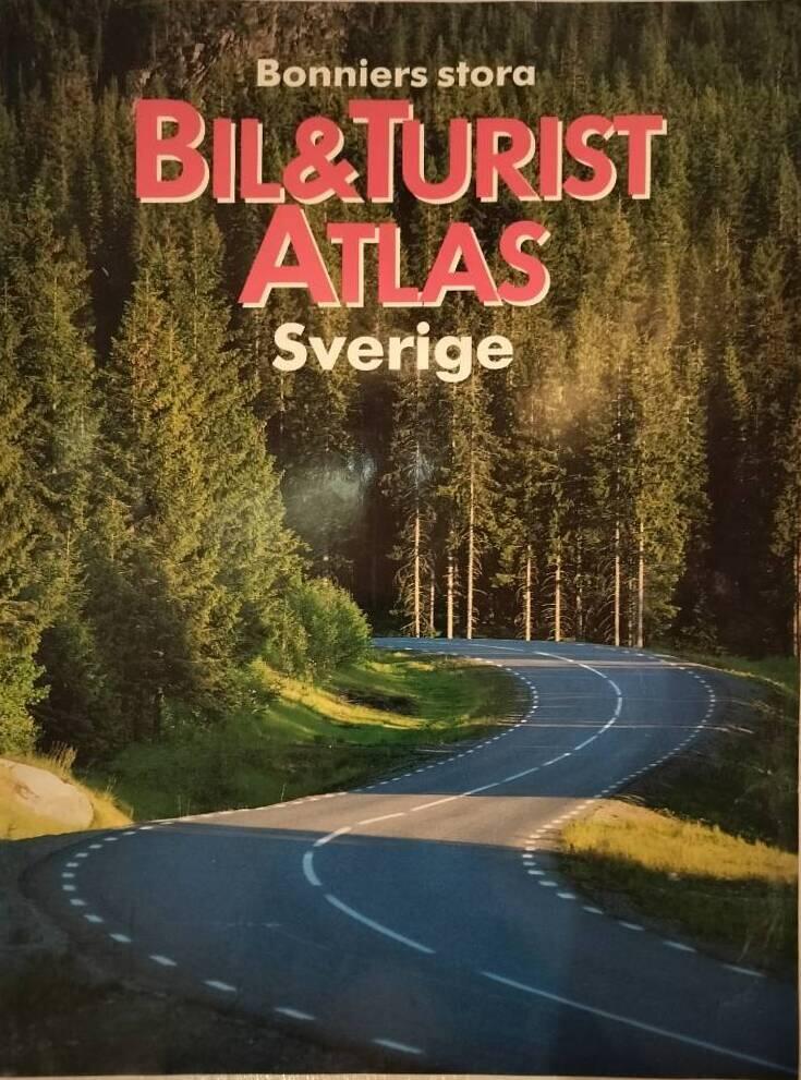 Bonniers stora bil & turistatlas, Sverige [Kartografiskt material]