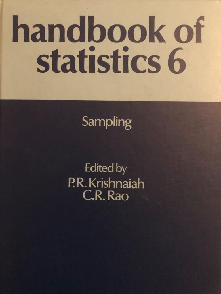 Handbook of statistics
