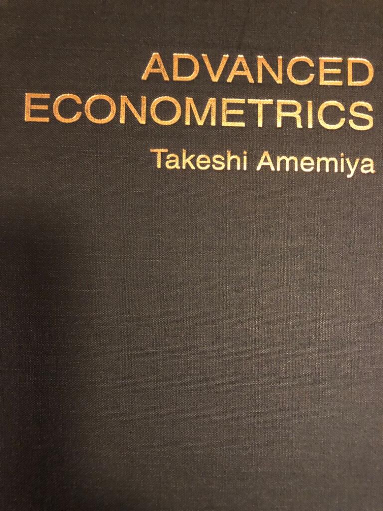 Advanced econometrics