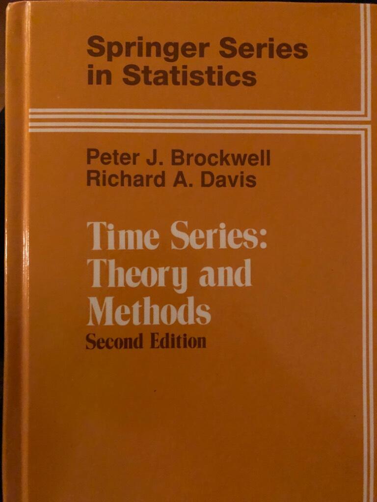 Time series - theory and methods
