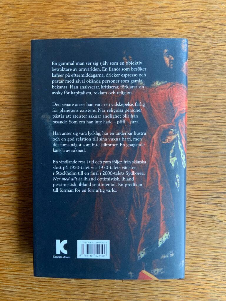 Ner med allt - en ber&auml;ttelse