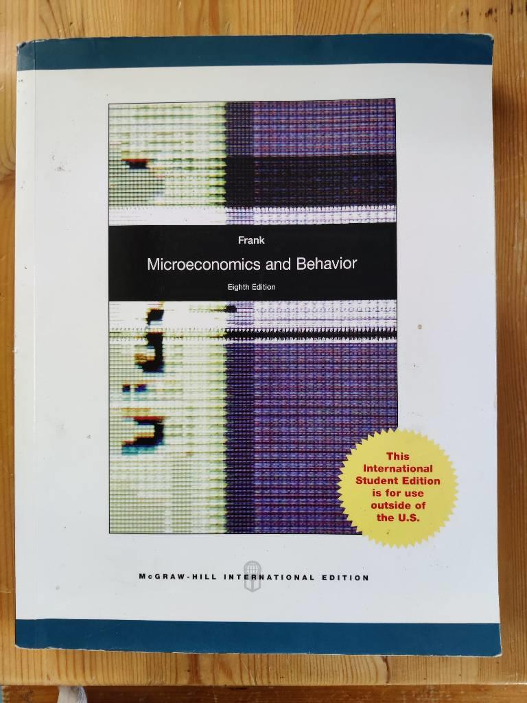 Microeconomics and behavior