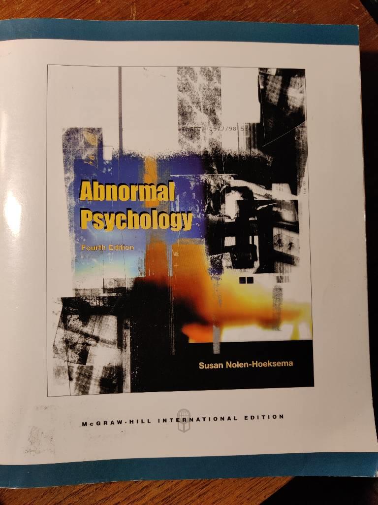 Abnormal Psychology with MindMap CD and PowerWeb