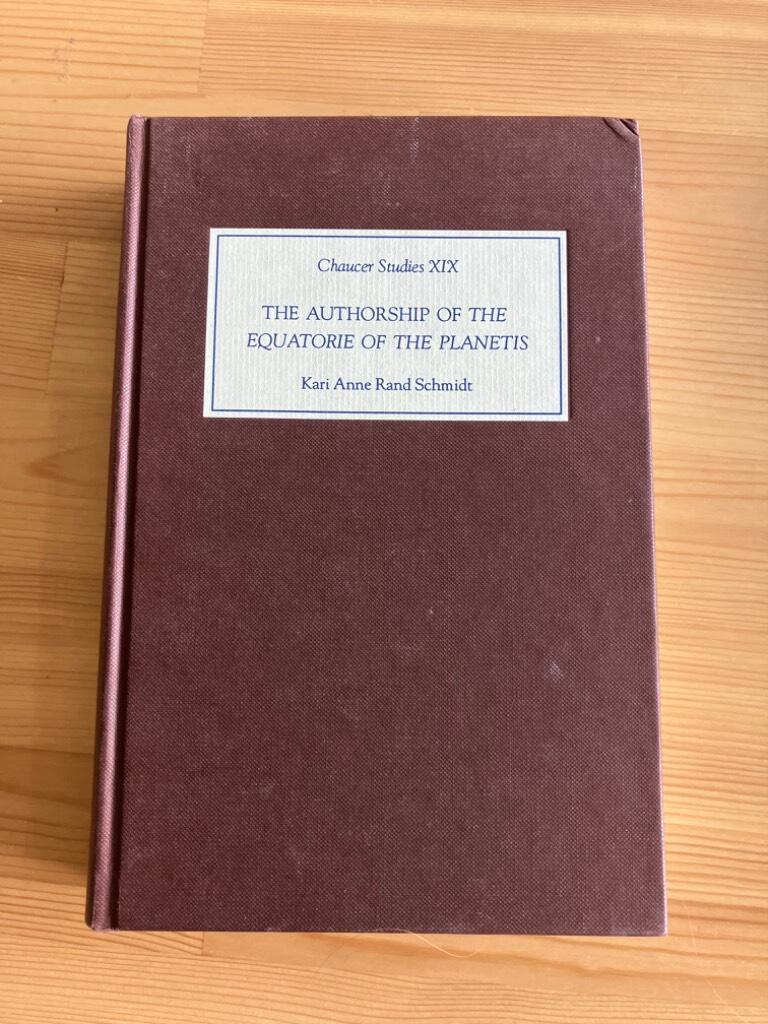 The authorship of the Equatorie of the planetis