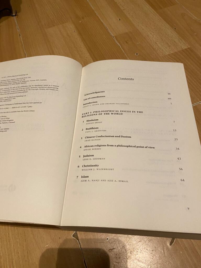 Companion to the philosophy of religion