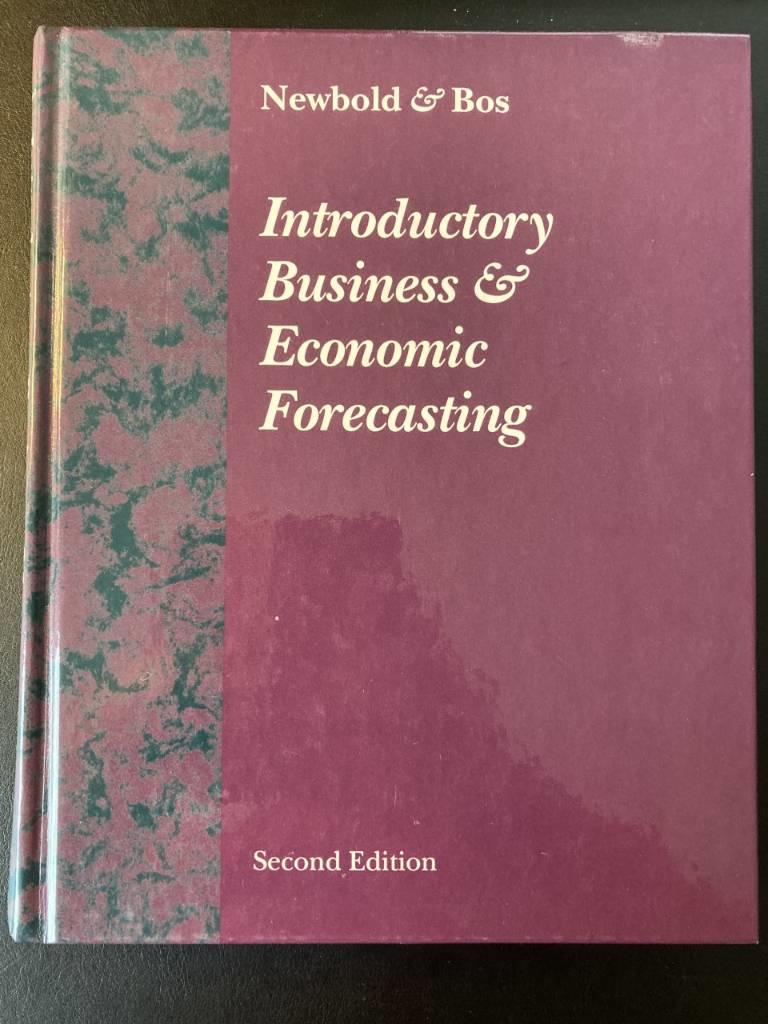 Introductory business and economic forecasting