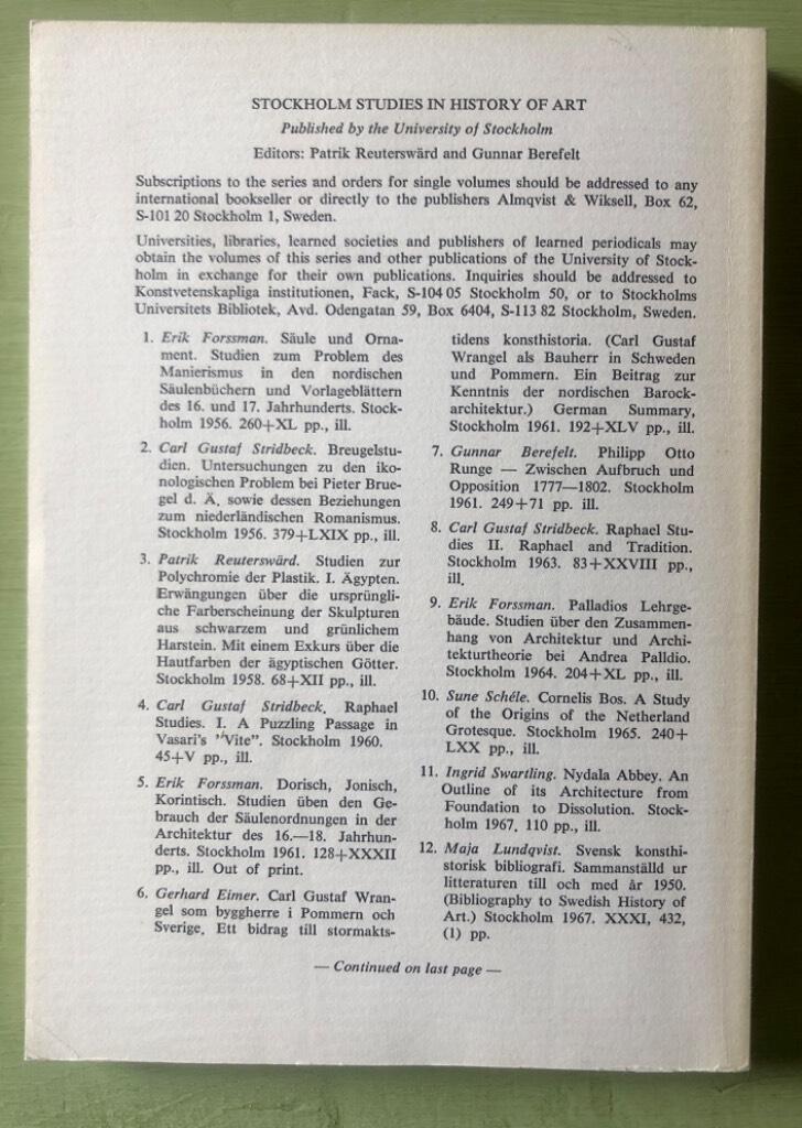 Colour : a study of its position in the art theory of the Quattro- & Cinquecento