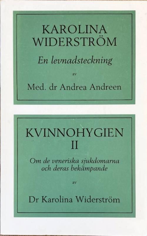 Karolina Widerström : en levnadsteckning