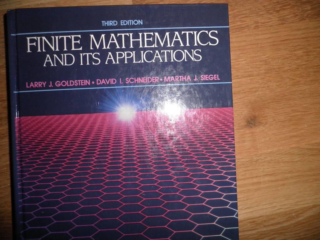 Finite mathematics and its applications