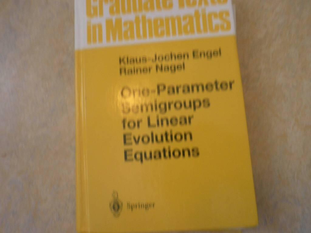 One-parameter semigroups for linear evolution equations