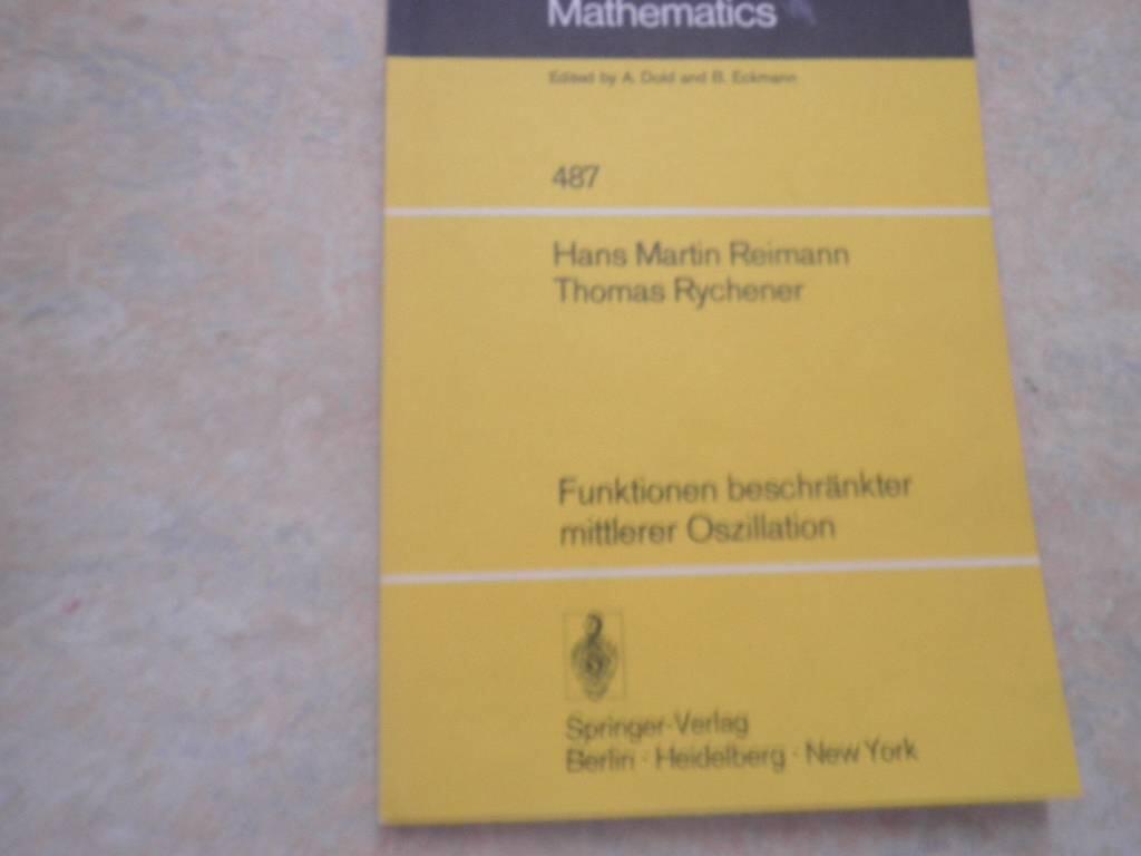 Funktionen beschr&auml;nkter mittlerer Oszillation